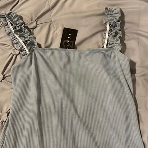 Ruffled bodysuit